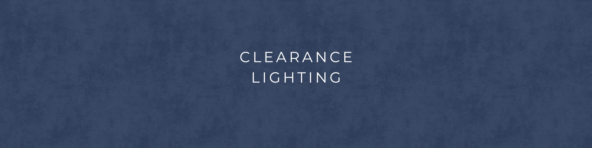 Final lighting clearance