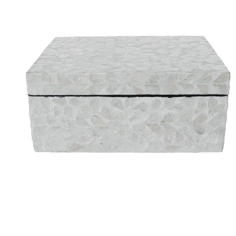 Vine Neutral Mother Of Pearl Trinket boxes