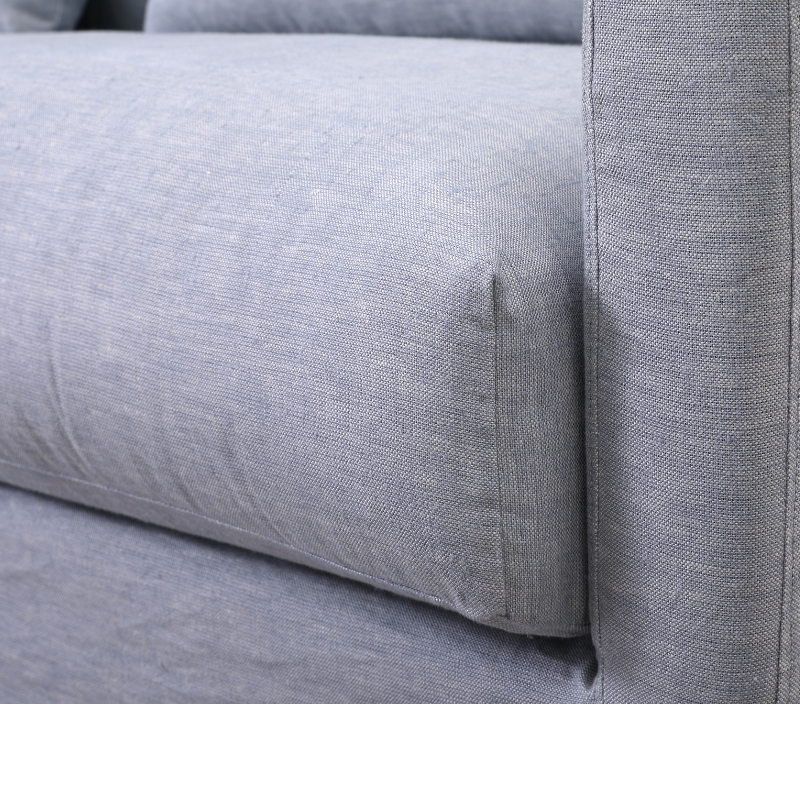 Capri Linen Slip Cover 3 Seater Lounge - Covers Only