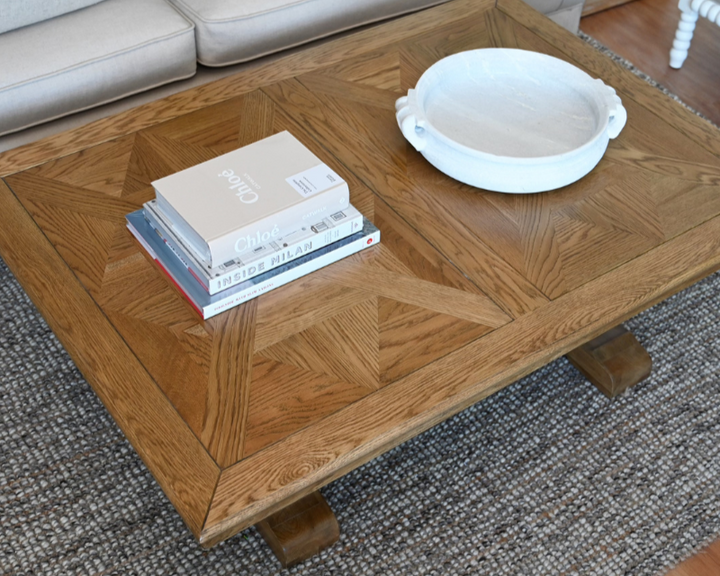 Kensington Parquetry Natural Oak Coffee Table