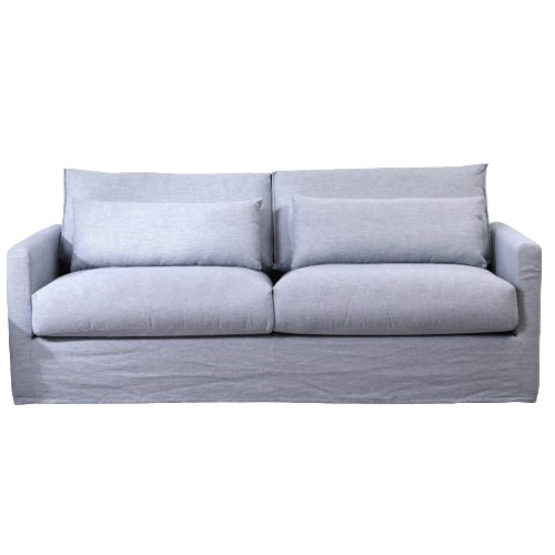 Capri Linen Slip Cover 3 Seater Lounge - Covers Only