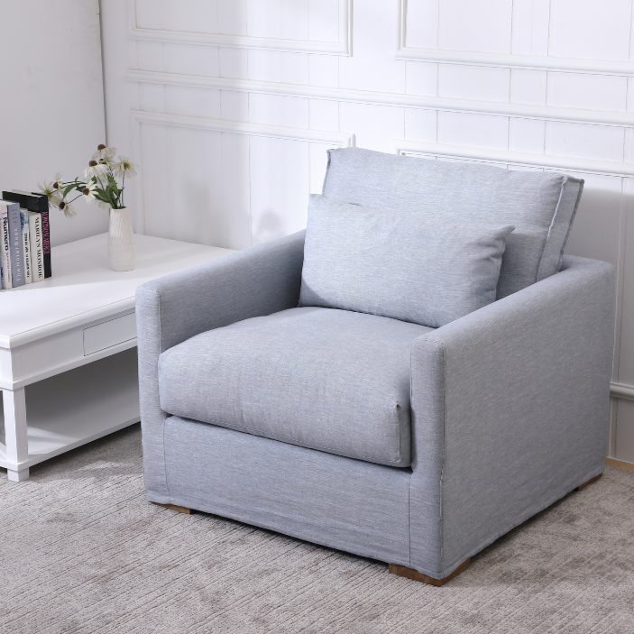 Capri Slip Cover Linen Armchair - Covers Only