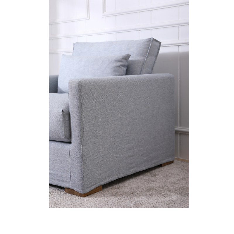 Capri Slip Cover Linen Armchair - Covers Only