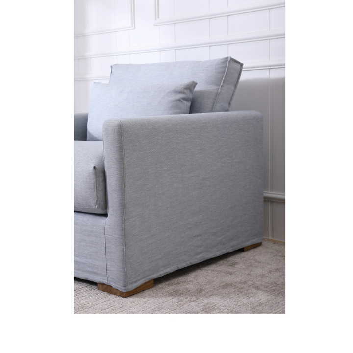 Capri Slip Cover Linen Armchair - Covers Only