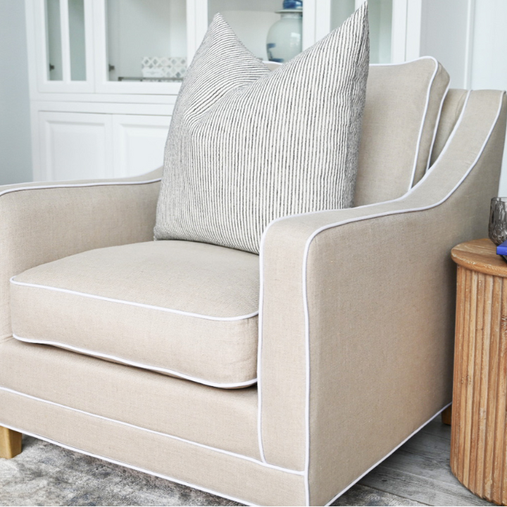 Martha Linen Armchair