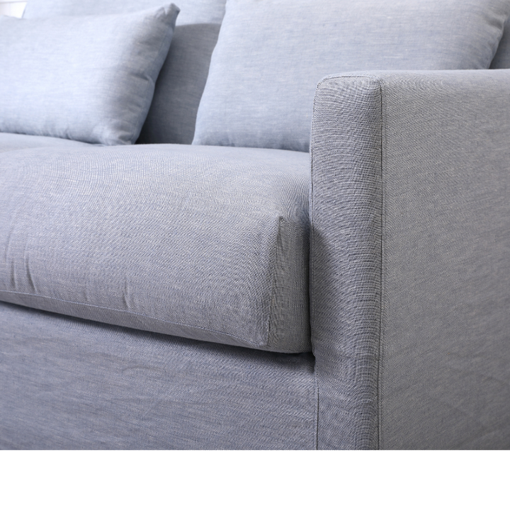 Capri Slip Cover Linen 2 Seater Lounge - Covers Only