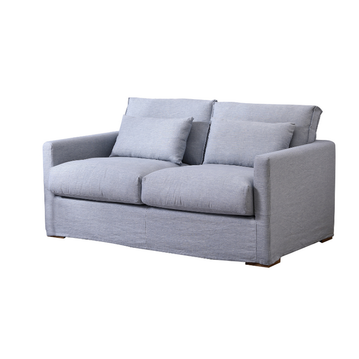 Capri Slip Cover Linen 2 Seater Lounge - Covers Only