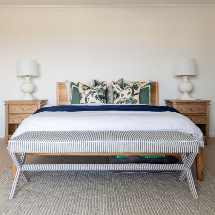 Lauren Linen Large Bench Seat