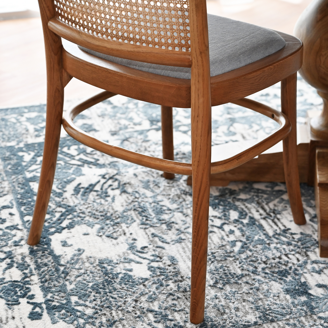 Riviera Natural Oak and Linen Dining Chair
