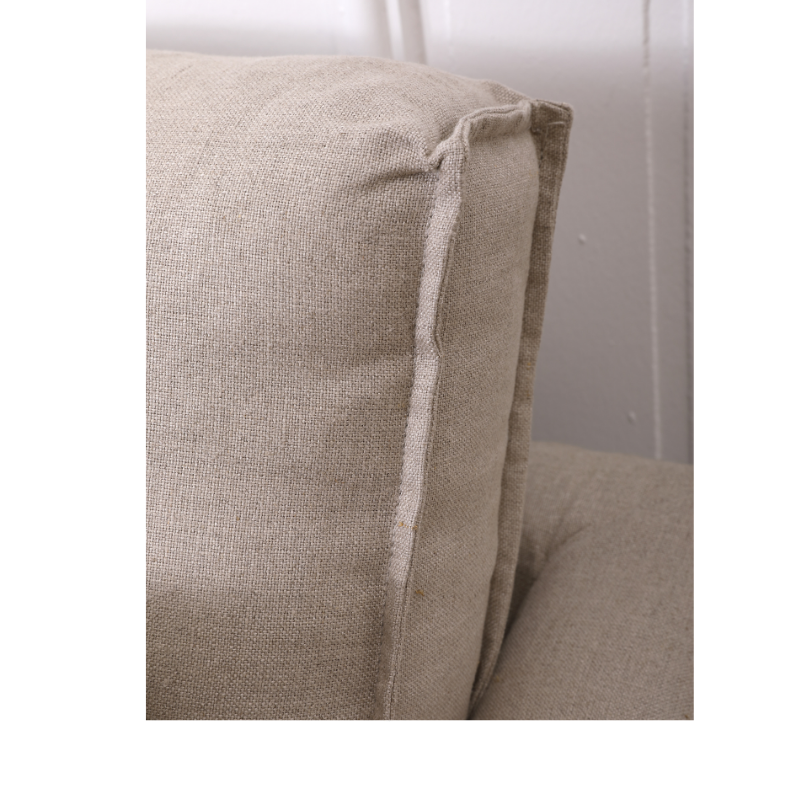 Capri Slip Cover Linen 2 Seater Lounge - Covers Only