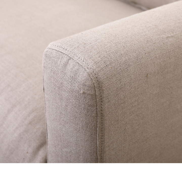 Capri Slip Cover Linen 2 Seater Lounge - Covers Only