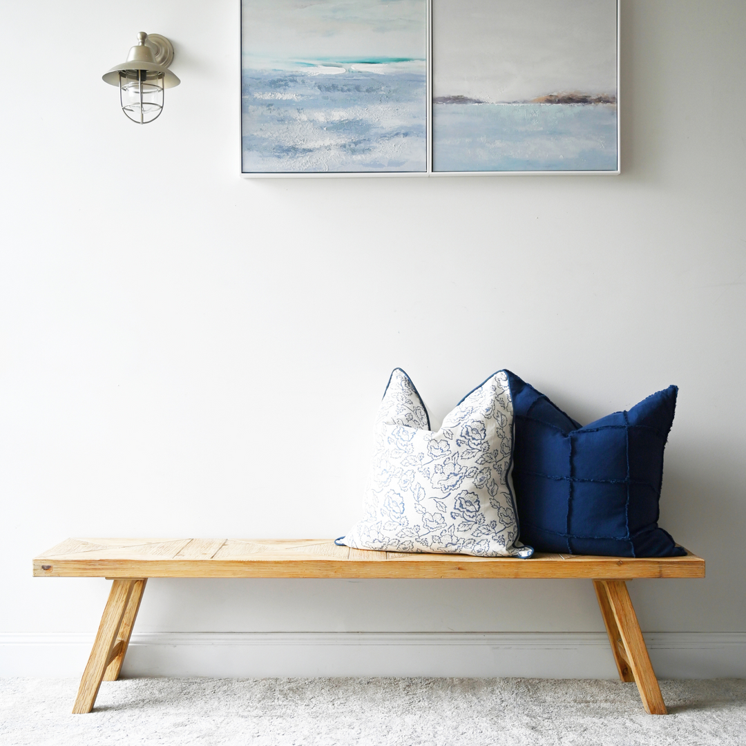 Trestle Wooden Bench