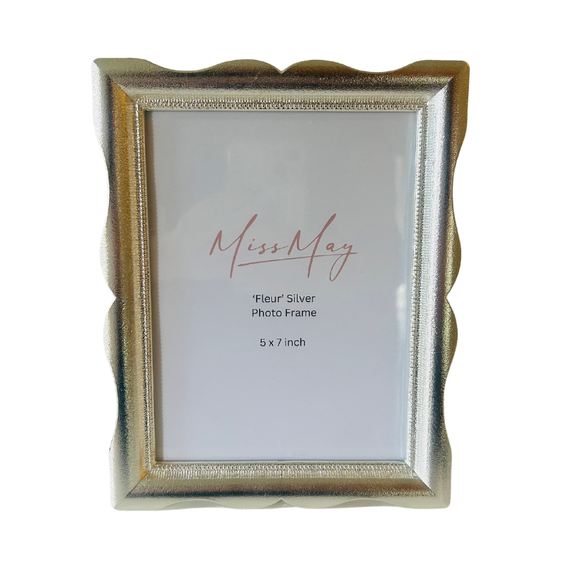 Fleur' Silver photo frame