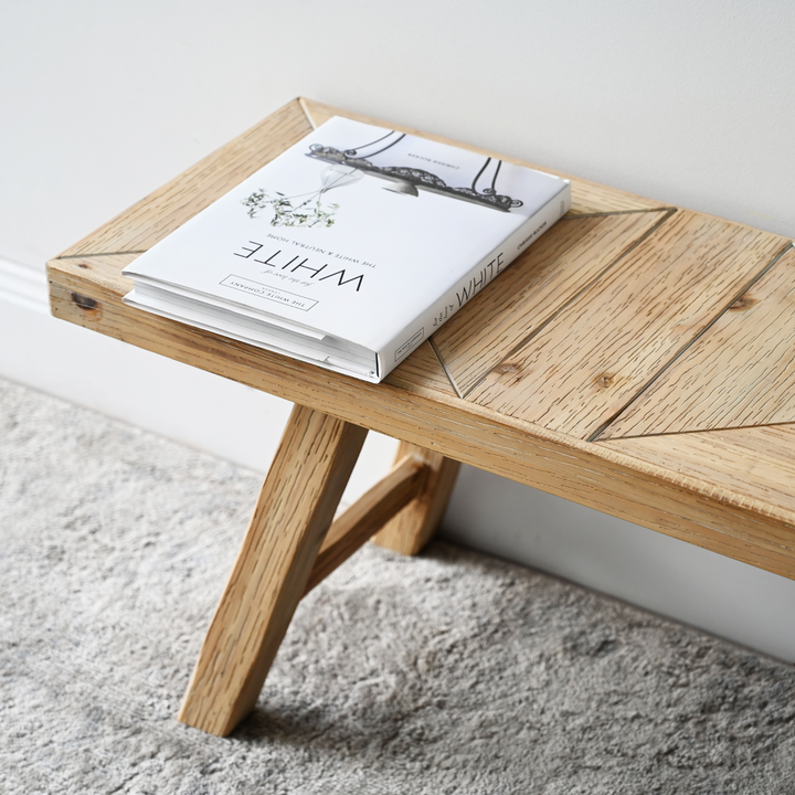 Trestle Wooden Bench