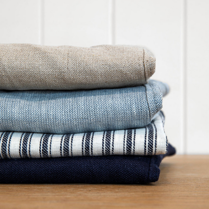 Madeline Linen Ottoman