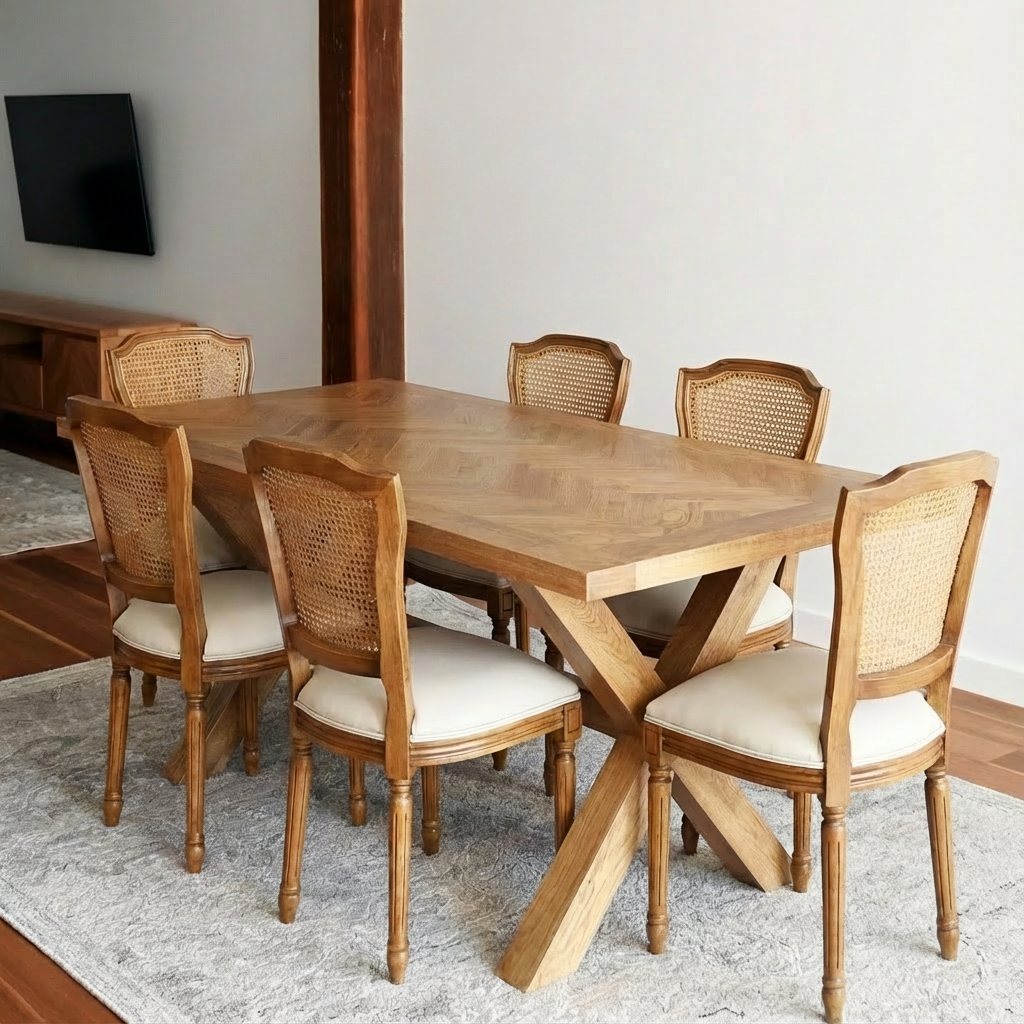 April Luxury Leather Dining Chair