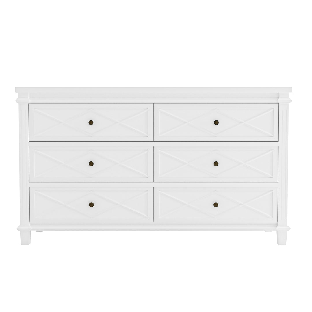 Brisbane Ascot Chest Of Drawers Whitewash