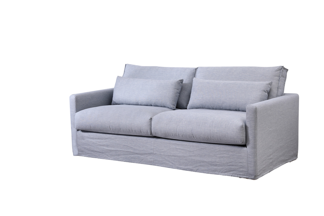Capri Linen Slip Cover 3 Seater Lounge - Covers Only