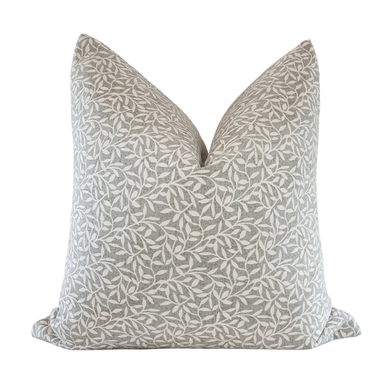 Willow Leaf Square Cushion