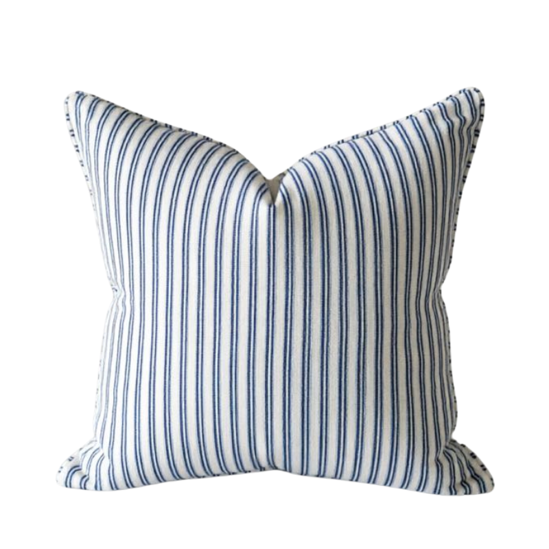 Nautical Ticking Stripe Lumbar Cushion
