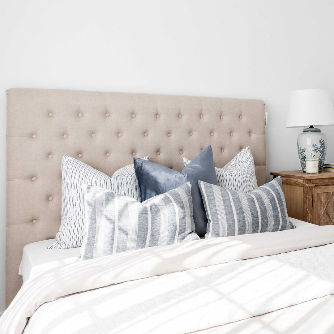 Charlotte Chesterfield Linen Bedhead