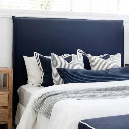 100% Linen Valance - Navy