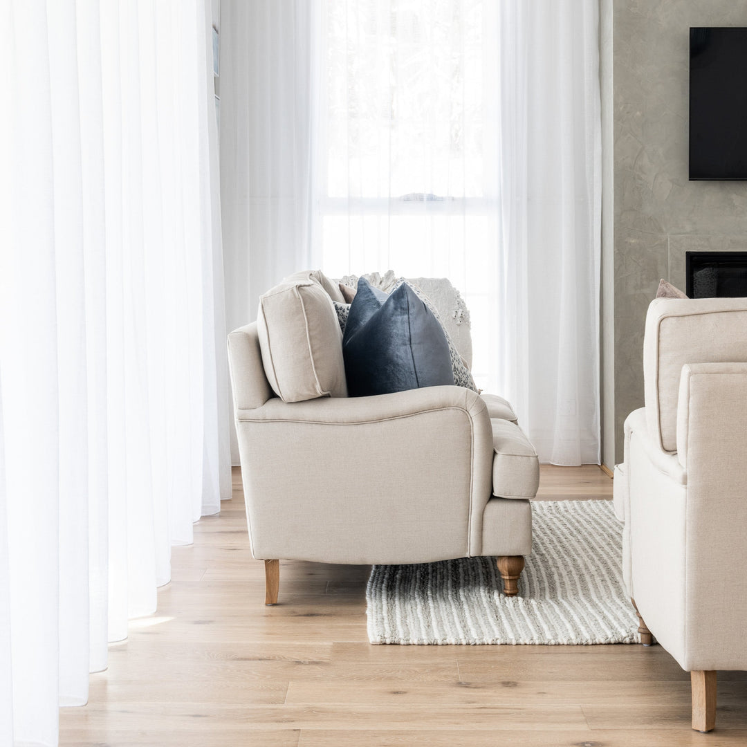 Madeline Linen 2 Seater Lounge