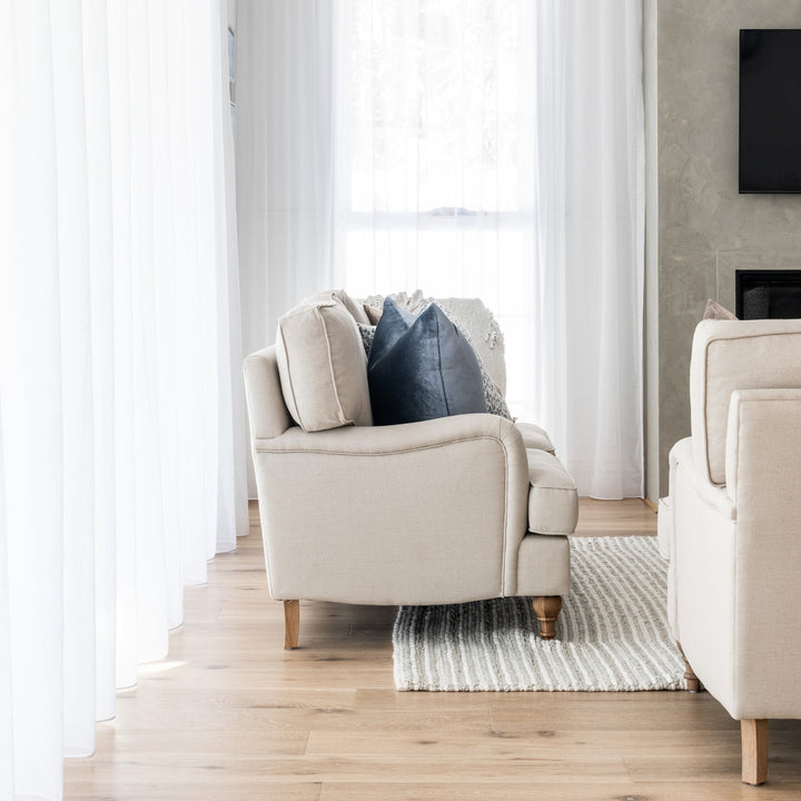 Madeline Linen 2 Seater Lounge
