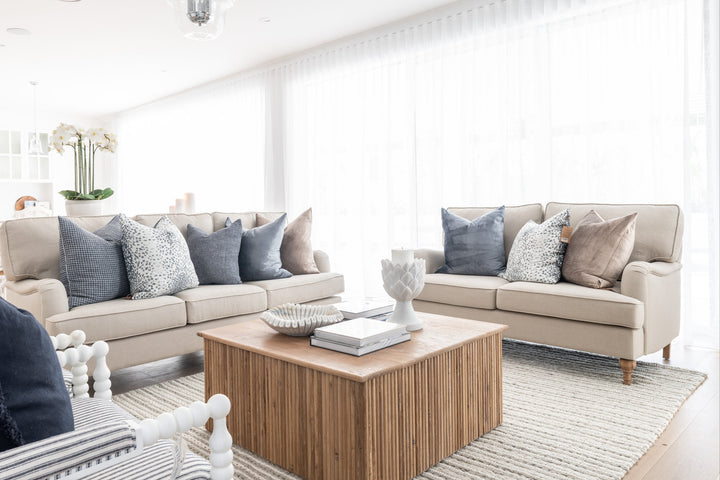 Madeline Linen 2 Seater Lounge