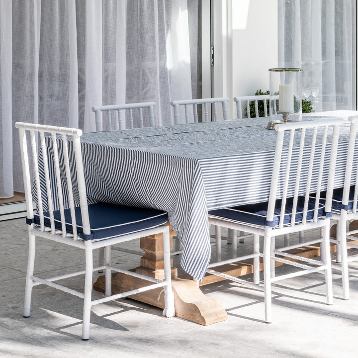 Whitsundays Aluminium Outdoor Dining Chair Navy- PREORDER