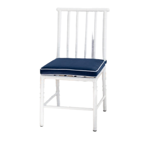 Whitsundays Aluminium Outdoor Dining Chair Navy- PREORDER