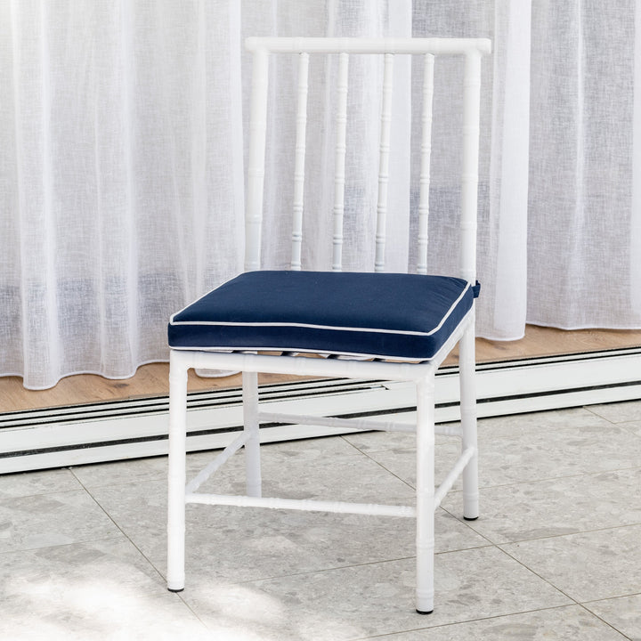 Whitsundays Aluminium Outdoor Dining Chair Navy- PREORDER