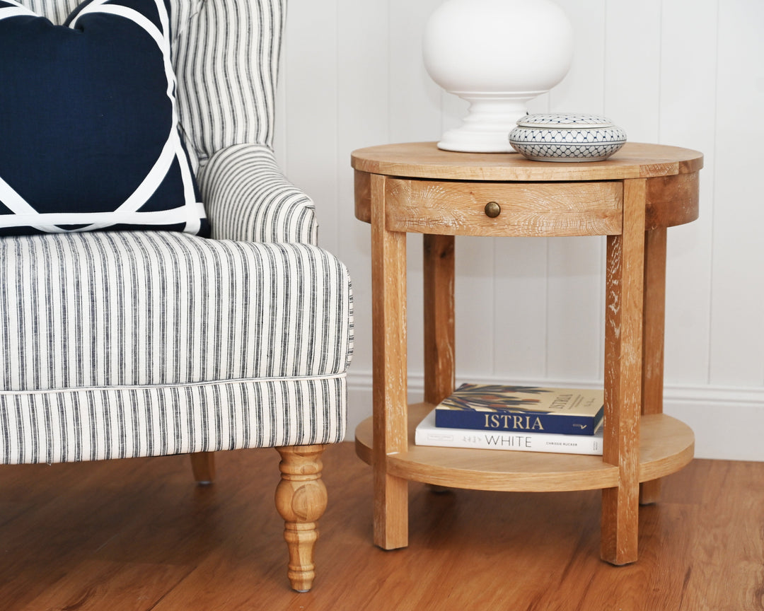 Ava Small Bedside Table or Side Table