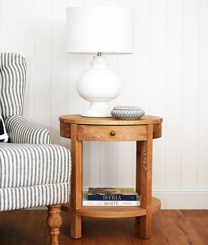 Ava Small Bedside Table or Side Table