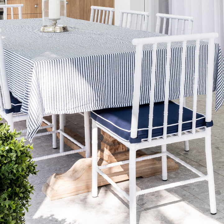 Whitsundays Aluminium Outdoor Dining Chair Navy- PREORDER