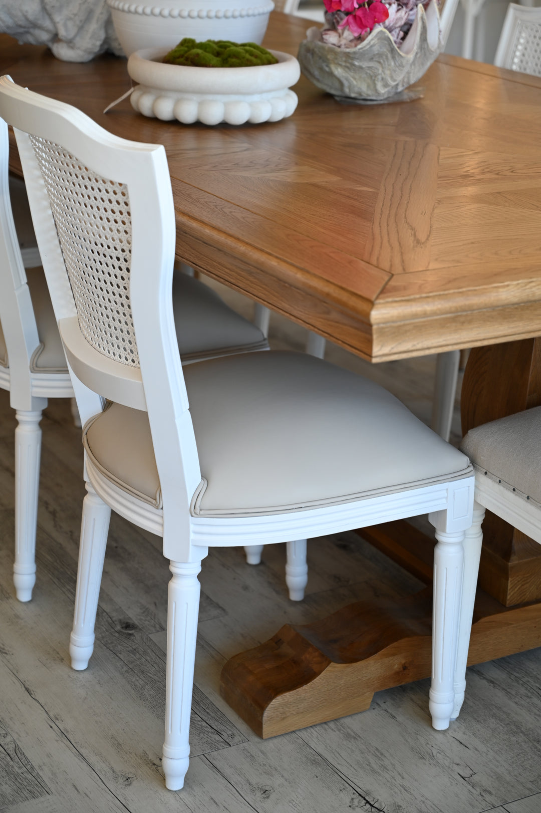 April Luxury Leather Dining Chair