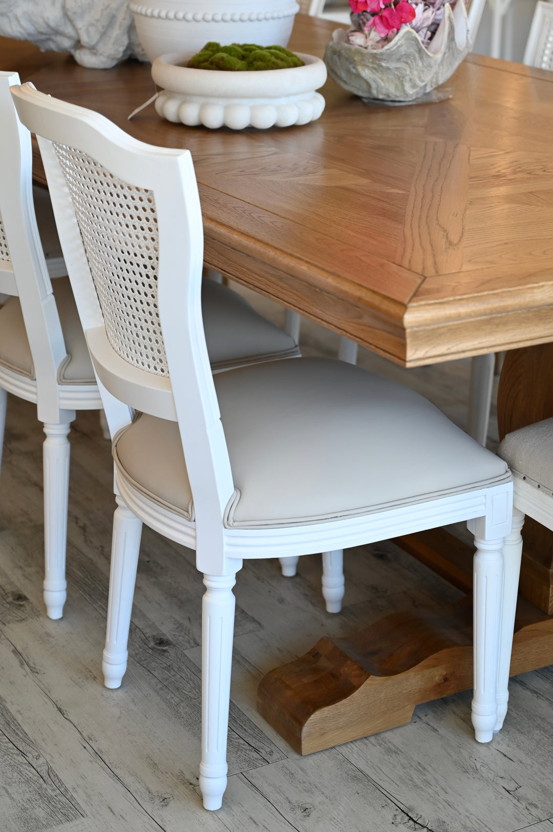 April Luxury Leather Dining Chair