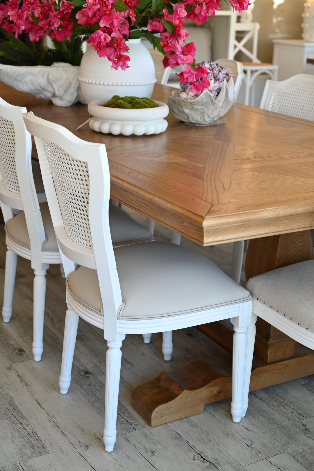 April Luxury Leather Dining Chair