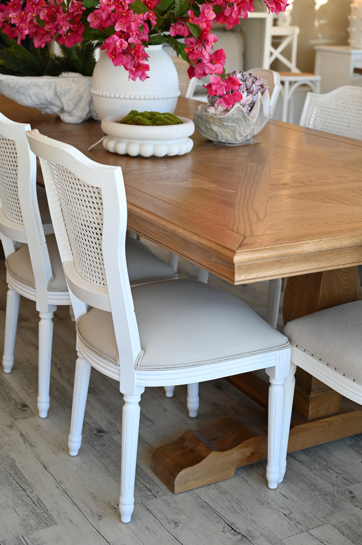 April Luxury Leather Dining Chair