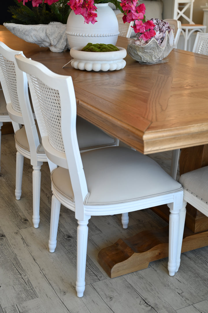 April Luxury Leather Dining Chair