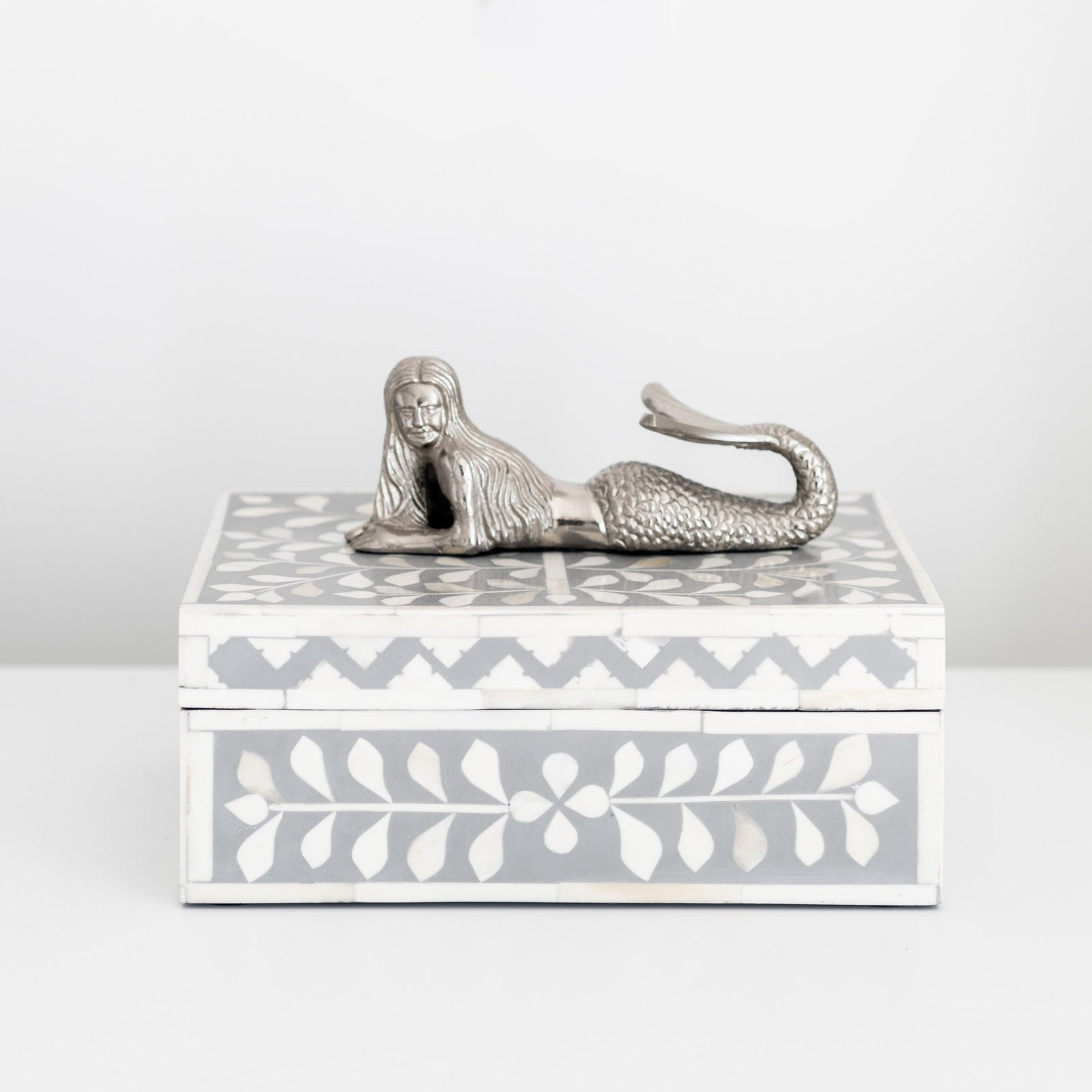 Mermaid Decorative Nickel Sculpture