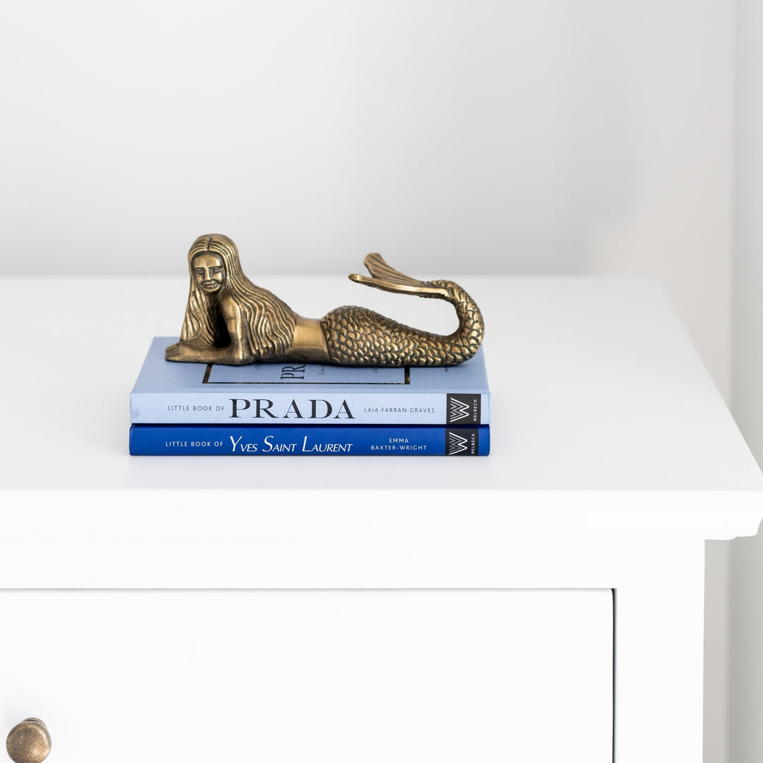 Mermaid Decorative Brass Sculpture