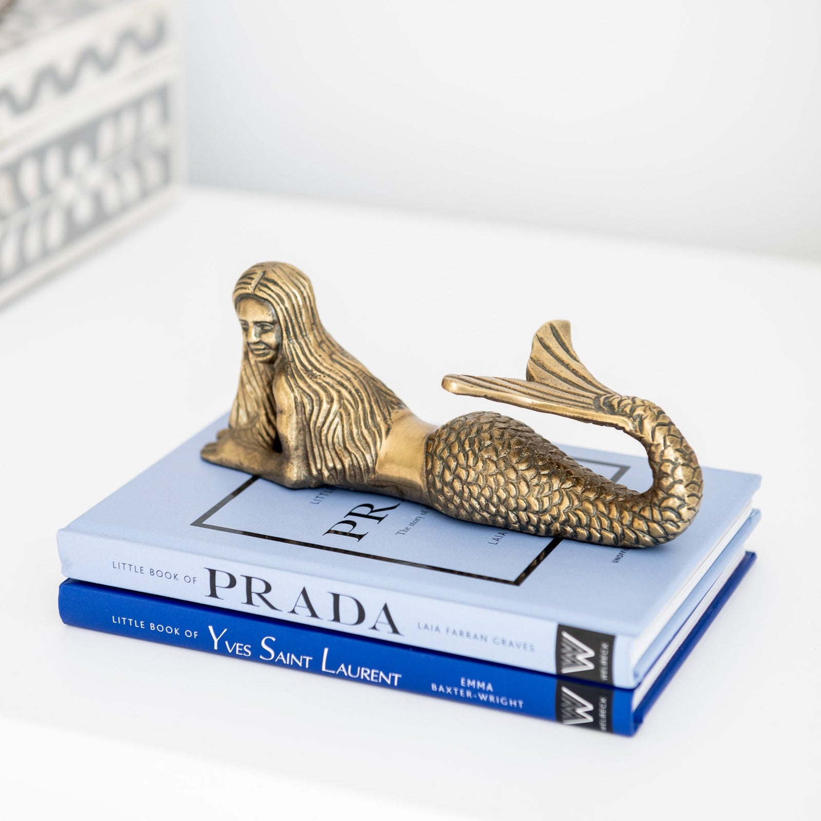 Mermaid Decorative Brass Sculpture