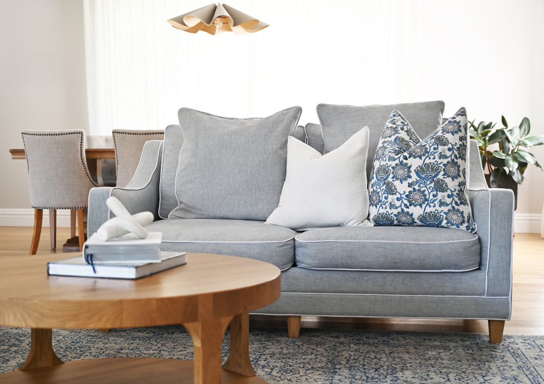 Martha 2 Seater Linen Lounge