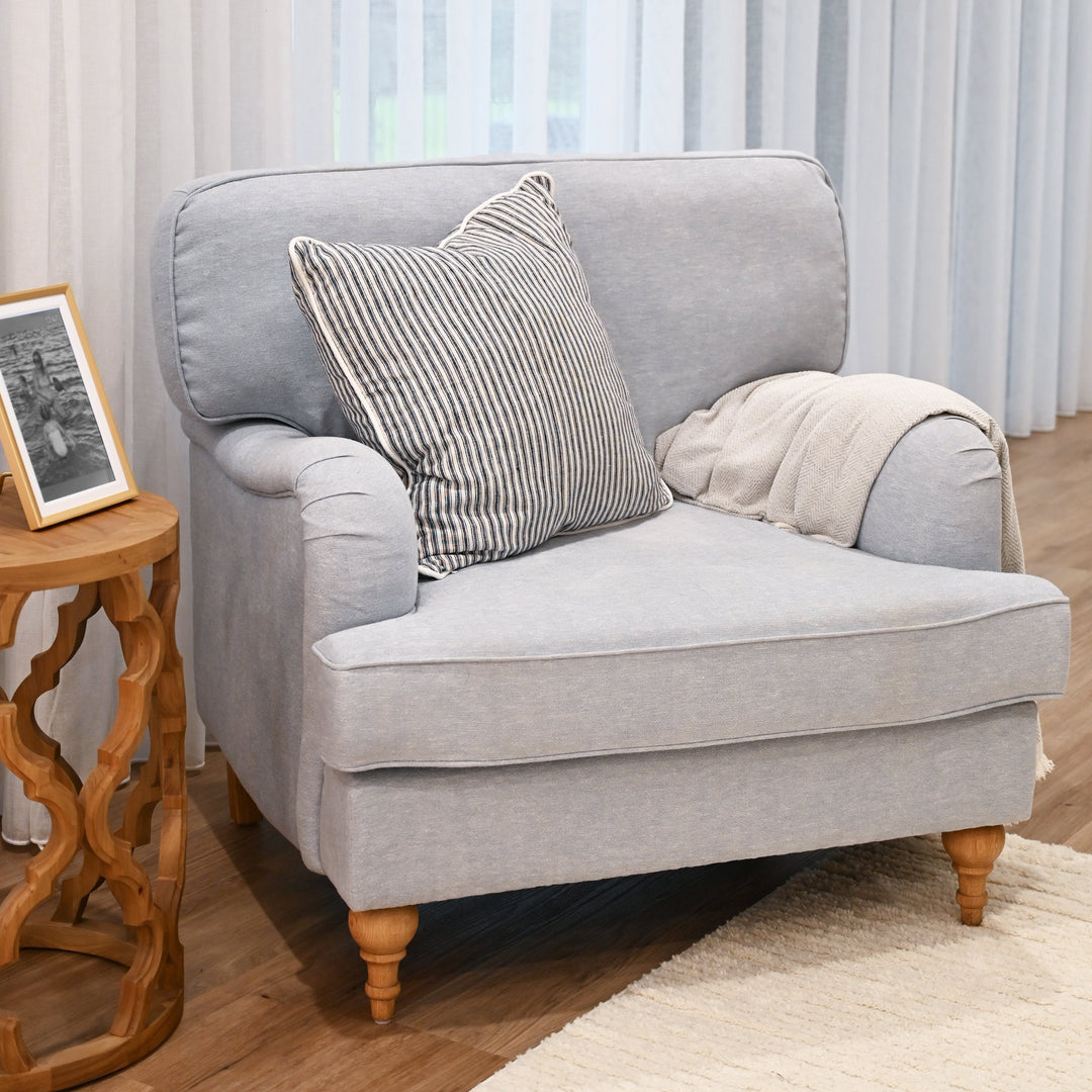 Madeline Linen Armchair
