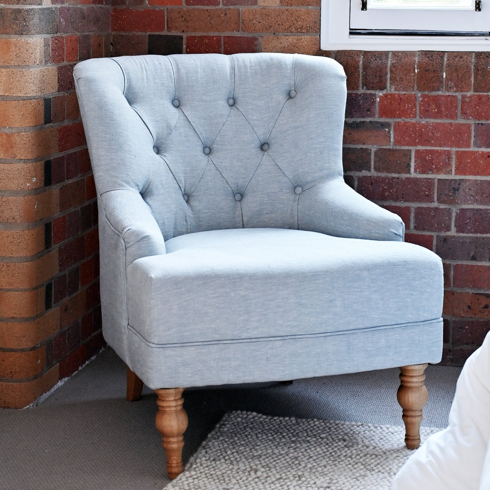 Sarah Linen Armchair