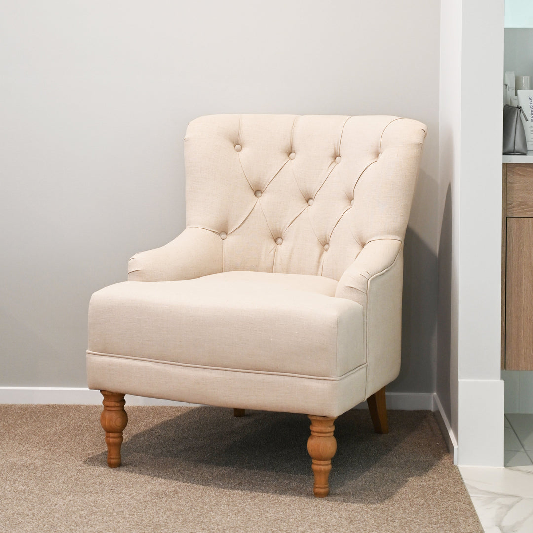 Sarah Linen Armchair Oatmeal