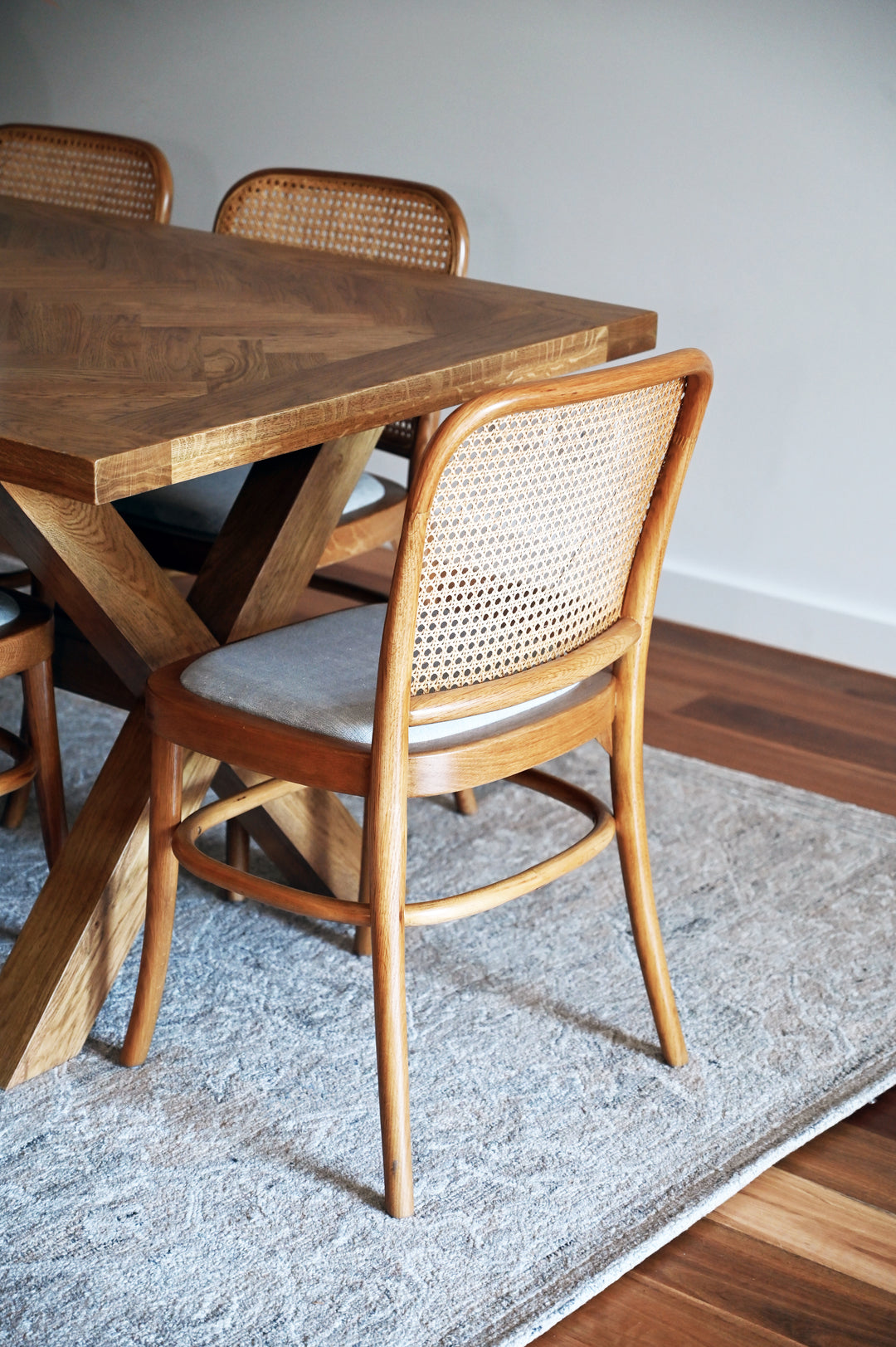 Riviera Natural Oak and Linen Dining Chair