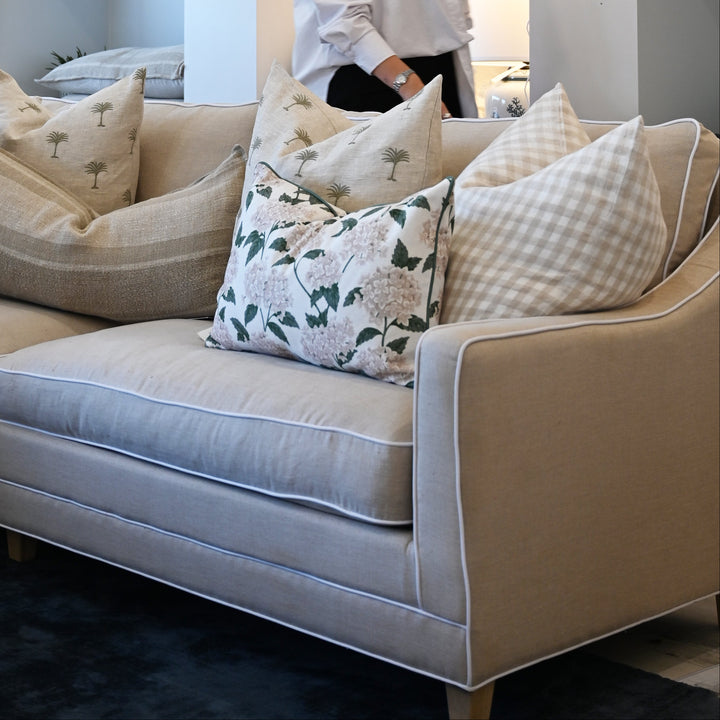 Martha 3 Seater Linen Lounge