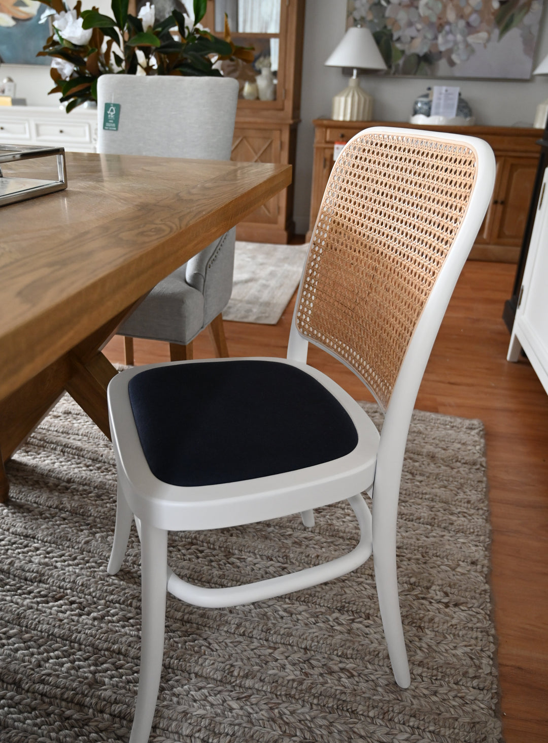 Riviera Natural Oak and Linen Dining Chair